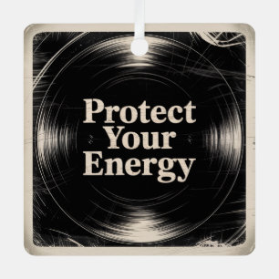 Protect Your Energy Metal Tree Decoration