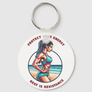 Protect Your Energy T-Shirt – Spiritual Self-Care Key Ring