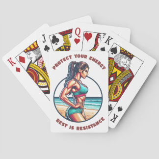 Protect Your Energy T-Shirt – Spiritual Self-Care  Playing Cards