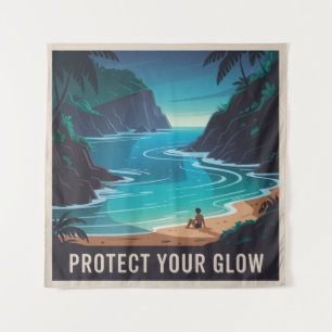 Protect Your Glow Tapestry