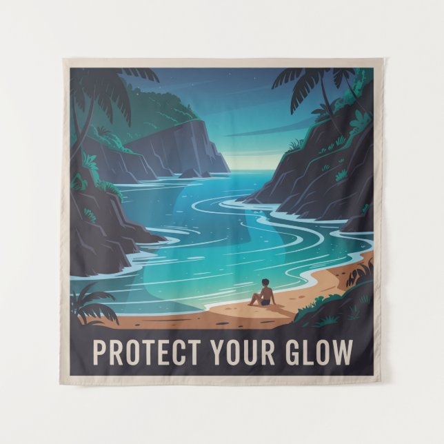 Protect Your Glow Tapestry (Front)