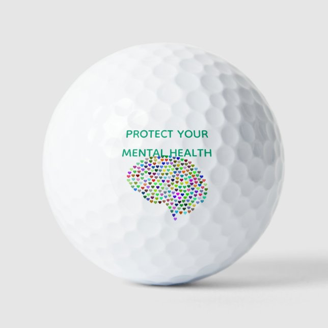 PROTECT YOUR MENTAL HEALTH  VALUE GULF BALLS (Front)