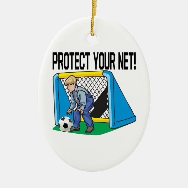 Protect Your Net Ceramic Tree Decoration (Front)
