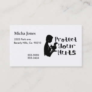 Protect Your Nuts Business Card