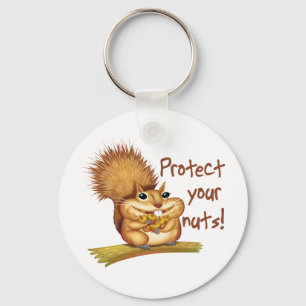 Protect Your Nuts Key Ring
