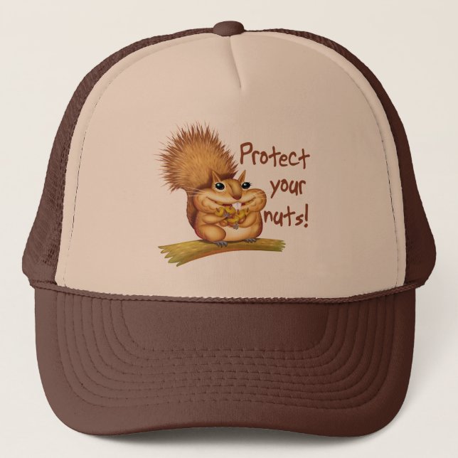 Protect Your Nuts Trucker Hat (Front)