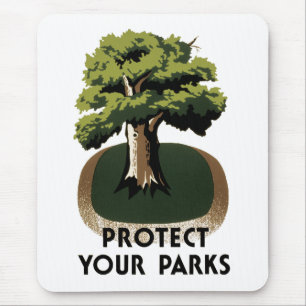 Protect Your Parks Mouse Mat