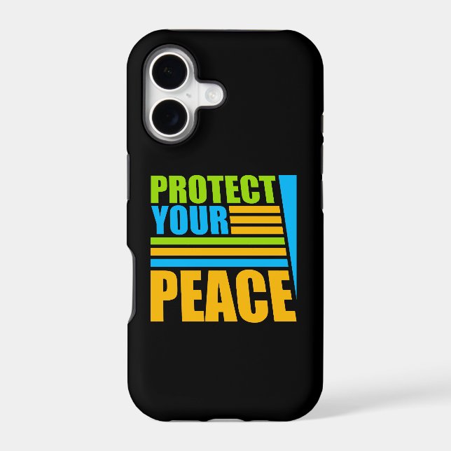 Protect Your Peace Mental Health Wellness Mindful (Back)