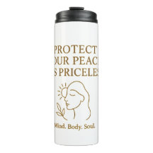 Protect Your Peace — Minimalist Self-Care Quote