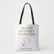 Protect Your Peace — Minimalist Self-Care Quote