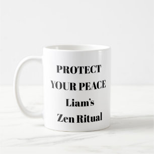 Protect Your Peace Motivational Self-Care Mug