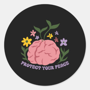 Protect Your Peace Sticker1 Classic Round Sticker