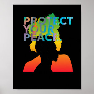 Protect Your Peace Sticker Poster