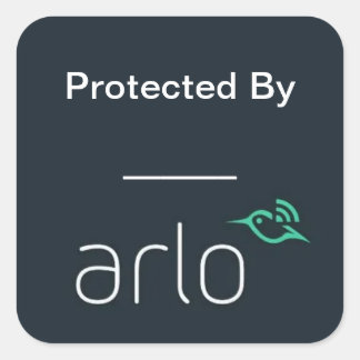Protected By Arlo Decal / Stickers