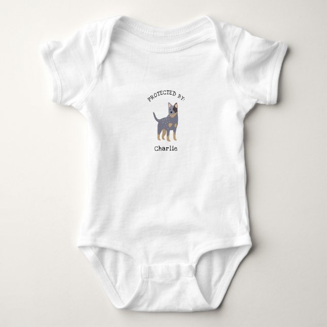 Protected by Australian Cattle Dog shirt (Front)