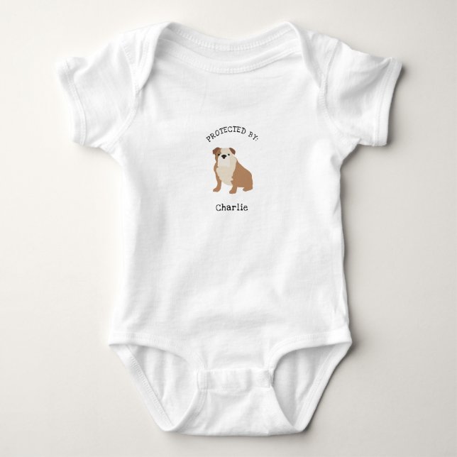 Protected by Bulldog shirt (Front)