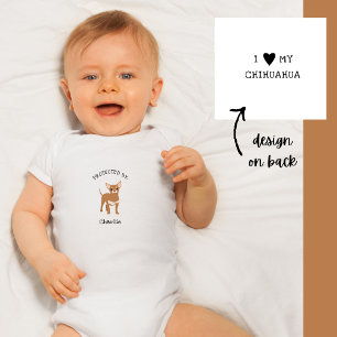 Protected by Chihuahua 2 Dog shirt