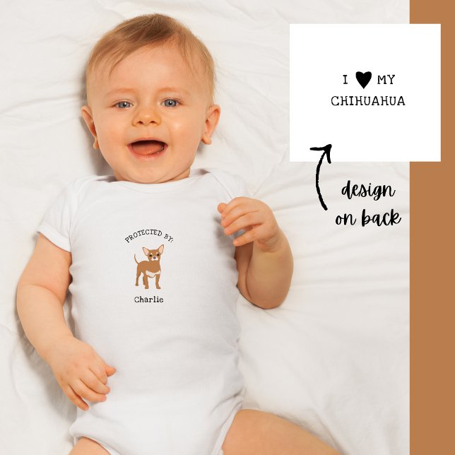 Protected by Chihuahua 2 Dog shirt (Creator Uploaded)