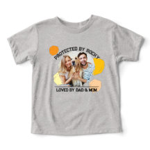 Protected by Dog Loved by Dad and Mum Personalised