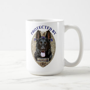 Protected By German Shepherd Coffee Mug