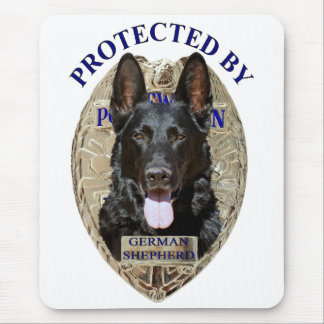 Protected By German Shepherd Mouse Mat