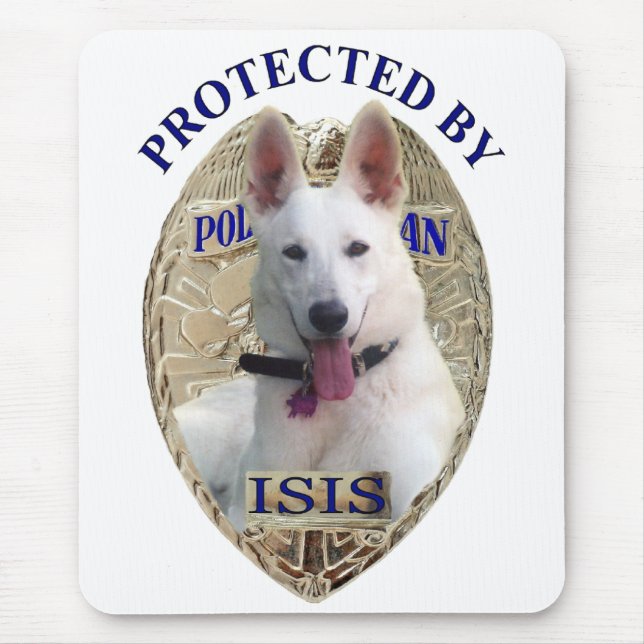 Protected By Isis Mouse Mat (Front)