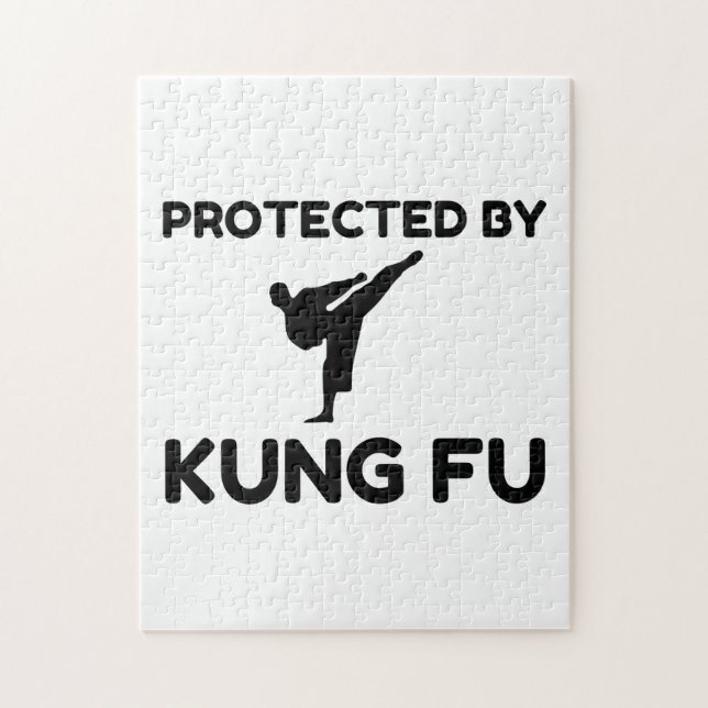 Protected By Kung Fu Jigsaw Puzzle (Vertical)