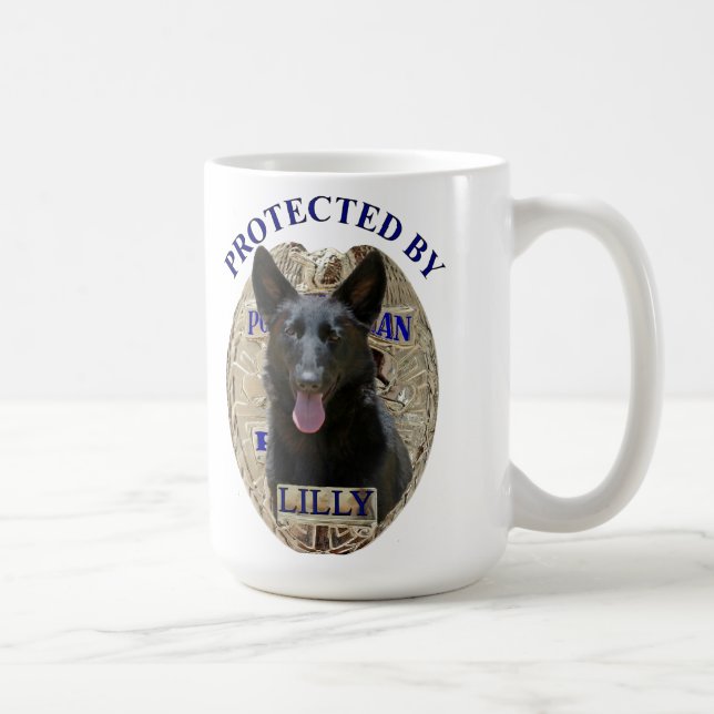 Protected By Lilly Coffee Mug (Right)