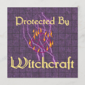 Protected By Witchcraft Invitation
