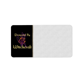 Protected By Witchcraft Label
