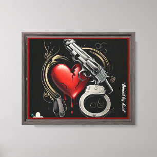  "Protected Love" Canvas Print