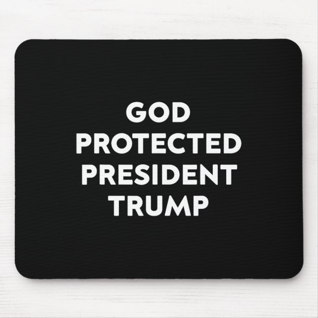 Protected President Trump  Mouse Mat (Front)