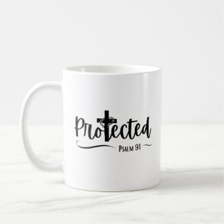 Protected - Psalm 91  Bible Verse Scripture Mug