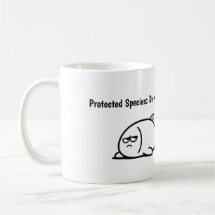 Protected Species Do Not Disturb Funny Lazy Salted Coffee Mug