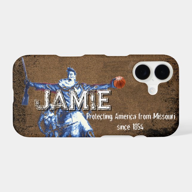 Protecting America From Missouri Since 1854 iPhone (Back (Horizontal))