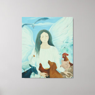 Protecting Angel 2012 Canvas Print