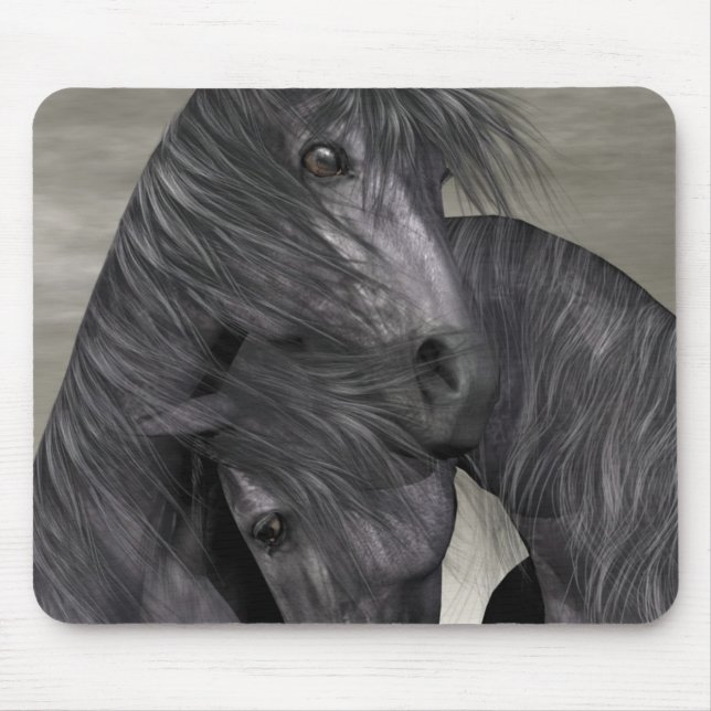 Protection At All Costs - Horses Mouse Mat (Front)