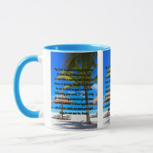 Protection Prayer Against Evil Two-Tone Mug