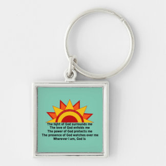 Protection Prayer Key Ring