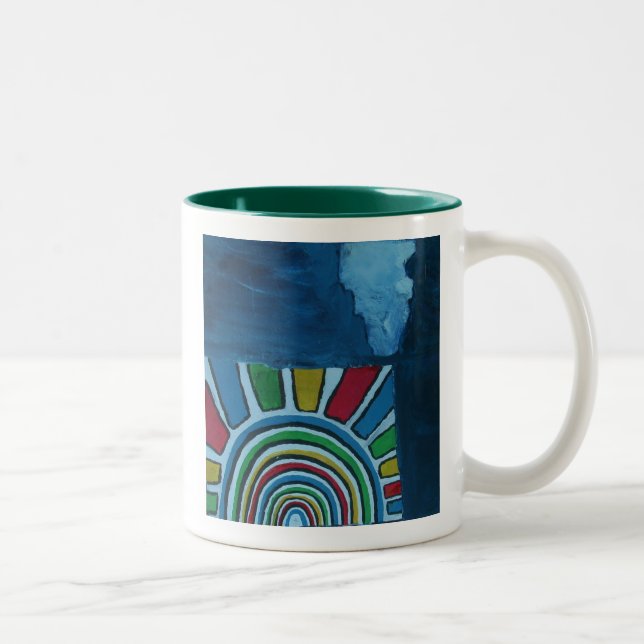 PROTECTION Two-Tone COFFEE MUG (Right)