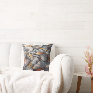 Protective Print Ginkgo Leaf Pattern  Cushion