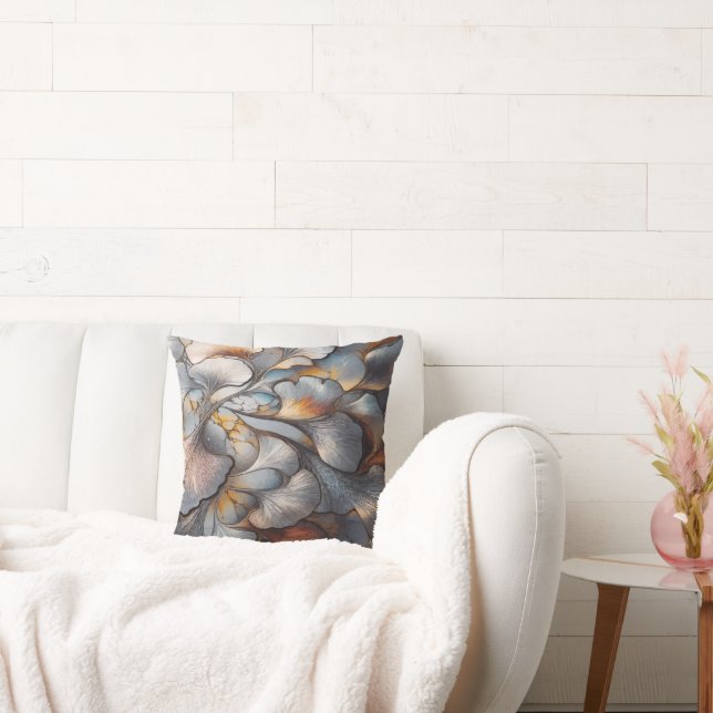 Protective Print Ginkgo Leaf Pattern  Cushion (Couch)