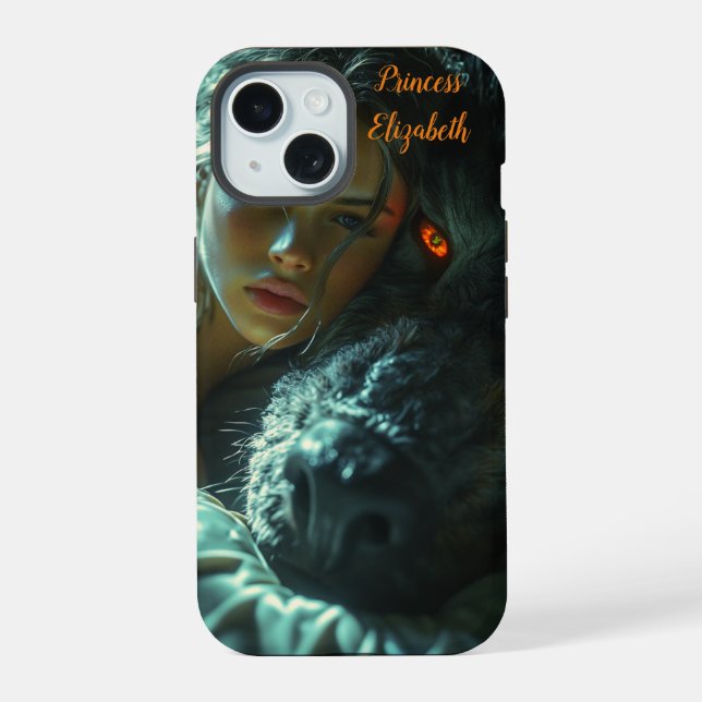 Protector of a princess  iPhone 15 case (Back)