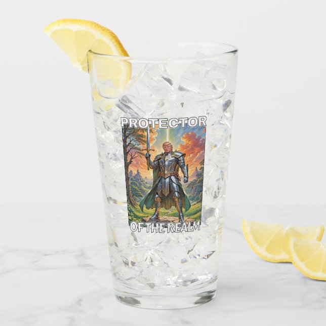 Protector of the Realm - President Trump Glass (Front Ice)