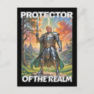 Protector of the Realm - President Trump Postcard