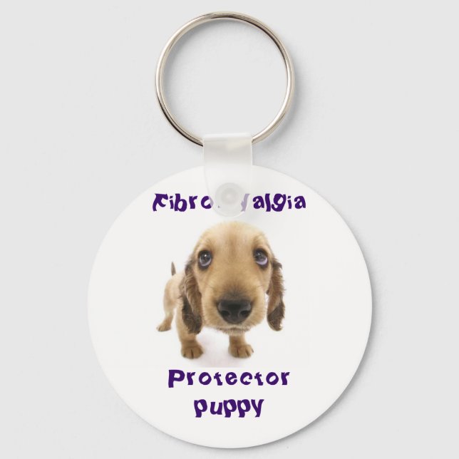 Protector Puppy Key Ring (Front)
