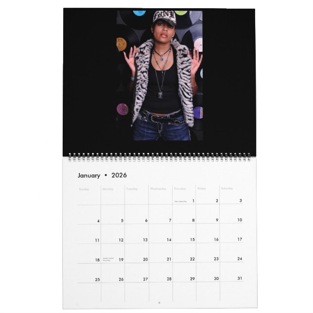 Protegee 2012 Homage Calendar (Jan 2026)