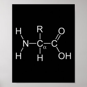 Protein Molecule - Gym And Chemistry Bodybuilding  Poster