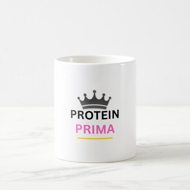 Protein Prima Fitness Coffee Mug – Gym Girl Gift f (Center)