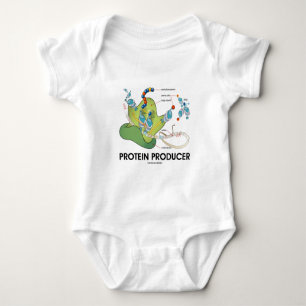 Protein Producer (Biology Protein Synthesis) Baby Bodysuit